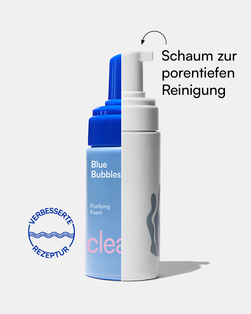 Schaum zur porentiefen Reinigung | Blue Bubbles